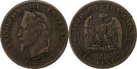 France 2 Centimes Napoléon III, Bordeaux, Bronze, Gadoury:155 -