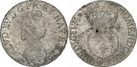 France Ecu Vertugadin Louis XV, Paris, Argent, Gadoury:317 -