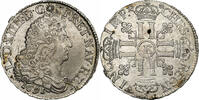 France 1/2 Écu aux huit L Louis XIV, Tours, Argent, Gadoury:184 -