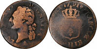 France 1/2 Sol Louis XVI, La Rochelle, Cuivre, Gadoury:349 -