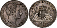 Royaume de Bavière 2 Gulden Maximilian II, Munich, Argent, KM:828 -