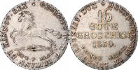 Royaume de Hanovre 16 Gute Groschen Georg IV, Hannover, Argent -