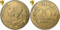 France 20 Centimes Marianne, Paris, Bronze-Aluminium, PCGS -