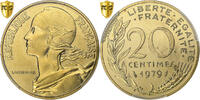 France 20 Centimes Marianne, Paris, Bronze-Aluminium, PCGS -