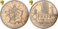 France 10 Francs Mathieu, Paris, Tranche A, Cupro-nickel, PCGS -