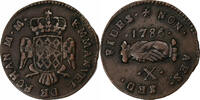 Orde de Malte 10 Grani Emmanuel de Rohan, Cuivre -