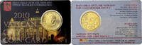 Vatican 50 Euro Cent Benoit XVI, Coin card n°1, Rome, Or nordique -