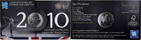 Grande-Bretagne 5 Pounds Elizabeth II, 2012 Olympics London, Countdown -