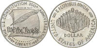 États-Unis Dollar Constitution, San Francisco, Argent -