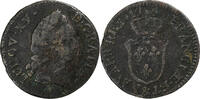 France 1/2 Sol d'Aix Louis XV, Aix, Cuivre -