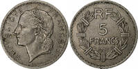 France 5 Francs Lavrillier, Paris, Nickel, Gadoury:760 -