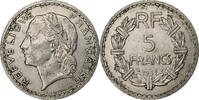 France 5 Francs Lavrillier, Paris, Nickel, Gadoury:760 -