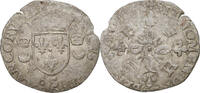 France Douzain aux croissants Henri II, Date incertaine, Troyes, Billon -