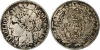 France 2 Francs Cérès, Bordeaux, Argent, Gadoury:530a -