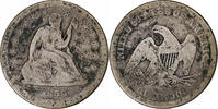 États-Unis quarter dollar Quarter dollar, Seated Liberty, Philadelphie, Argent -