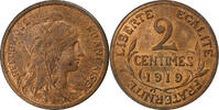 France 2 Centimes Daniel-Dupuis, Paris, Bronze, KM:841 -