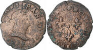 France Double Tournois Henri III, Angers, Cuivre, Gadoury:455 -