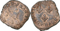 France Double Tournois Henri III, Cuivre, Gadoury:455 -