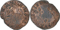 France Double Tournois Henri III, Poitiers, Cuivre, Gadoury:455 -
