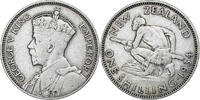 Nouvelle-Zélande Shilling George V, Londres, Argent, KM:3 -