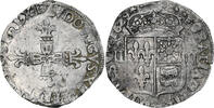 France 1/4 Ecu de Béarn Louis XIII, Morlaas, Argent, Gadoury:30 -