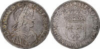 France 1/2 Écu à la mèche courte Louis XIV, Paris, Argent -