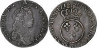 France 1/10 Écu vertugadin Louis XV, La Rochelle, réformé, Argent -