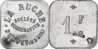 France 1 Franc Société Coopérative La Ruche, Aluminium, Elie:20.3 -