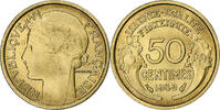 France 50 Centimes Morlon, Paris, Cupro-Aluminium, KM:894.1 -