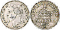 France 50 Centimes Napoléon III, Paris, Argent, Gadoury:417 -