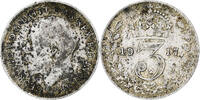 Royaume-Uni 3 Pence George V, Londres, Argent, Spink:4015 -
