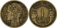 France Franc Morlon, Paris, Cupro-Aluminium, Gadoury:470, KM:885 -