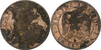 France Centime Napoléon III, Bordeaux, Bronze, KM:795.3 -