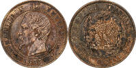 France 2 Centimes Napoléon III, Paris, Bronze, Gadoury:103 -