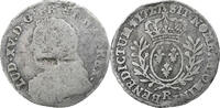 France 1/20 Ecu aux branches d'olivier Louis XV, Orléans, Argent -