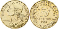 France 5 Centimes Marianne, Pessac, BU, Bronze-Aluminium -