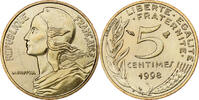 France 5 Centimes Marianne, Pessac, BU, Bronze-Aluminium -