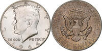 États-Unis Half Dollar Kennedy, Denver, Argent, KM:202 -
