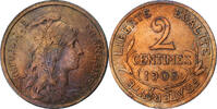 France 2 Centimes Daniel-Dupuis, Paris, Bronze, Gadoury:107 -