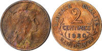 France 2 Centimes Daniel-Dupuis, Paris, Bronze, Gadoury:107, KM:841 -