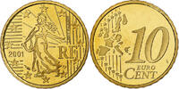 France 10 Euro Cent BE, Monnaie de Paris, Or nordique, KM:1285 -