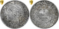 France 1 Franc Cérès, Paris, Argent, PCGS, SPL+, Gadoury:465a -