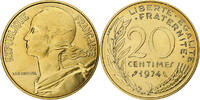 France 20 Centimes Marianne, Paris, série FDC, Bronze-Aluminium -