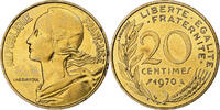 France 20 Centimes Marianne, Paris, Bronze-Aluminium, Gadoury:332 -