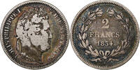 France 2 Francs Louis-Philippe, Rouen, Argent, Gadoury:520, KM:743.2 -