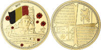 Belgique Medaille Centenaire de la Grande Guerre, Gold plated copper -