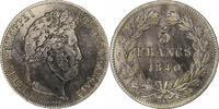 France 5 Francs Louis-Philippe, Lille, Caducée, Argent -