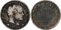 Italie 5 Soldi Royaume d'Italie, Napoléon I, Milan, Argent, KM:5 -