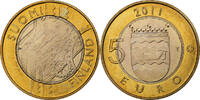 Finlande 5 Euro Uusimaa, Vantaa, Bimétallique, KM:160 -