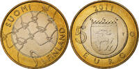 Finlande 5 Euro Åland, Vantaa, Bimétallique, KM:177 -